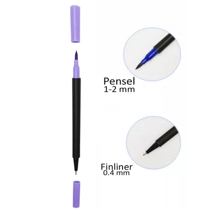 Dubbelsidig penna 24-pack